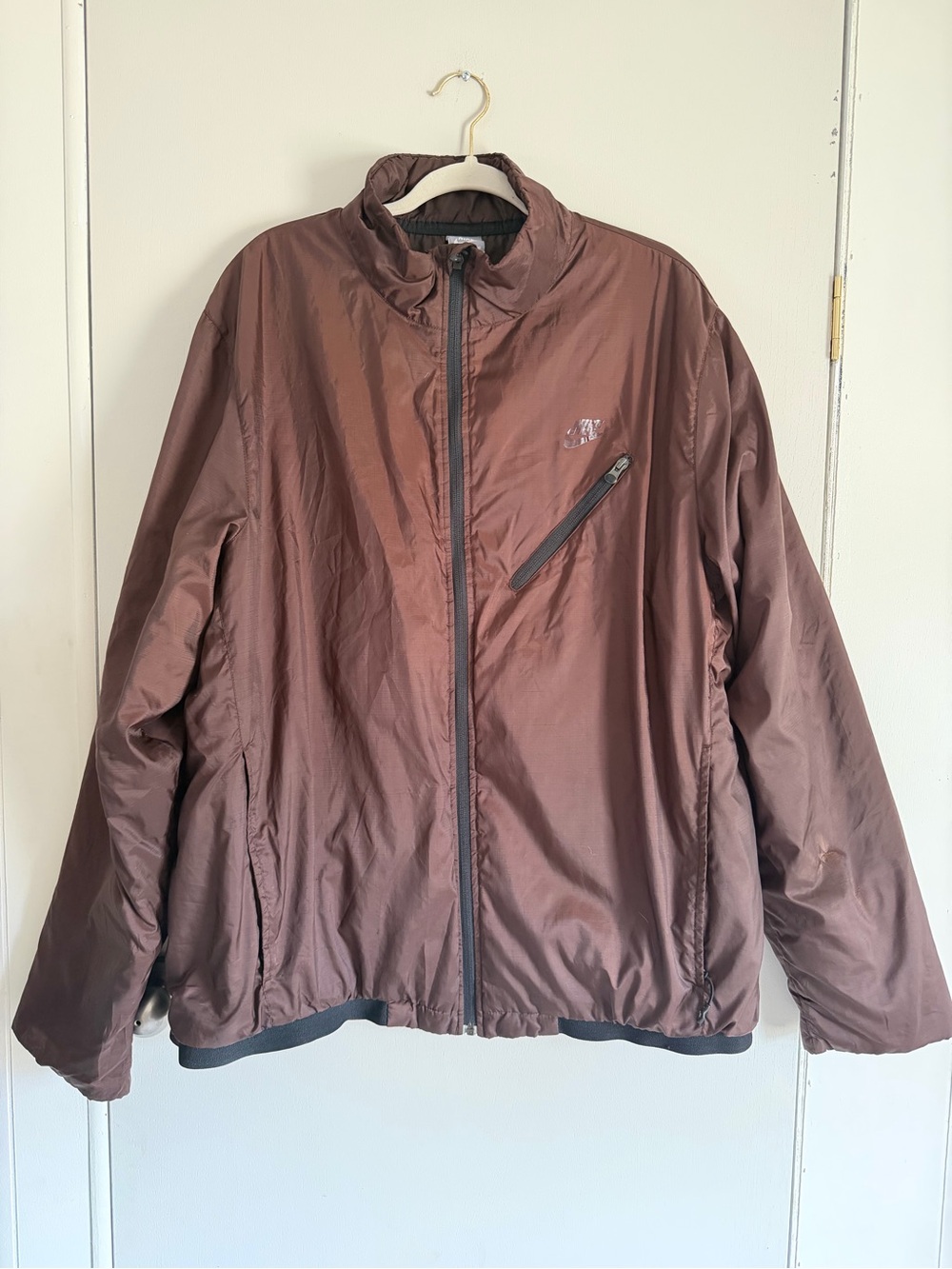 Men's Nike Brown Lightweight Zip-Up Jacket